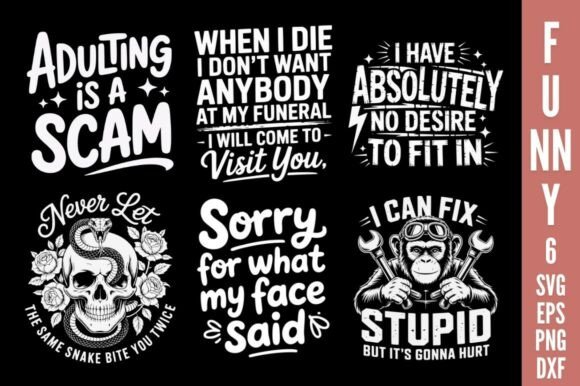 Download Funny Quote SVG Bundle, Funny Sarcastic - Quote svg Collection