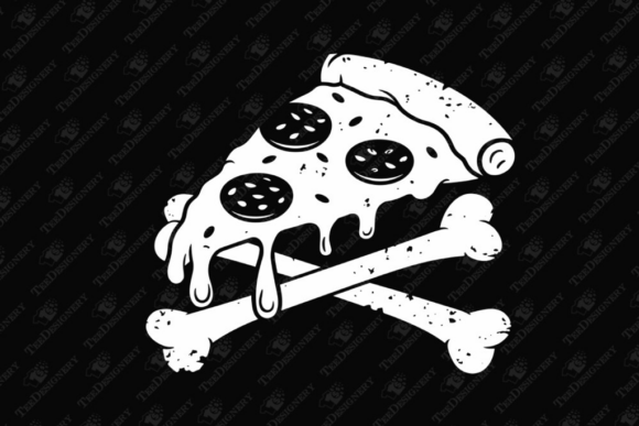 Download Pizza Skull Food Lover Foodie Humor - Premium Bundle